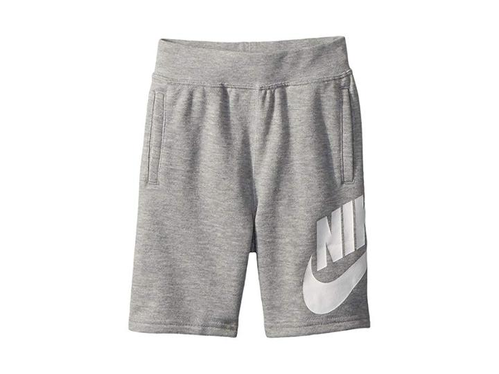 Nike Kids Alumni Shorts (little Kids) (heather Reflex) Boy's Shorts
