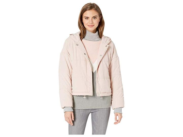 Splendid Dakota Puffer Jacket (pink Beige) Women's Coat