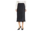 Pendleton Fringed Wool Wrap Skirt (black Mix Fringed) Women's Skirt