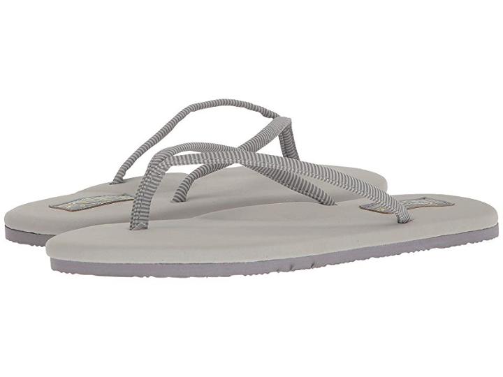 Flojos Fiesta (gray/stripe) Women's Shoes