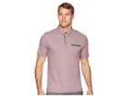 Travismathew Tonk Polo (eggplant/micro Chip) Men's Short Sleeve Knit