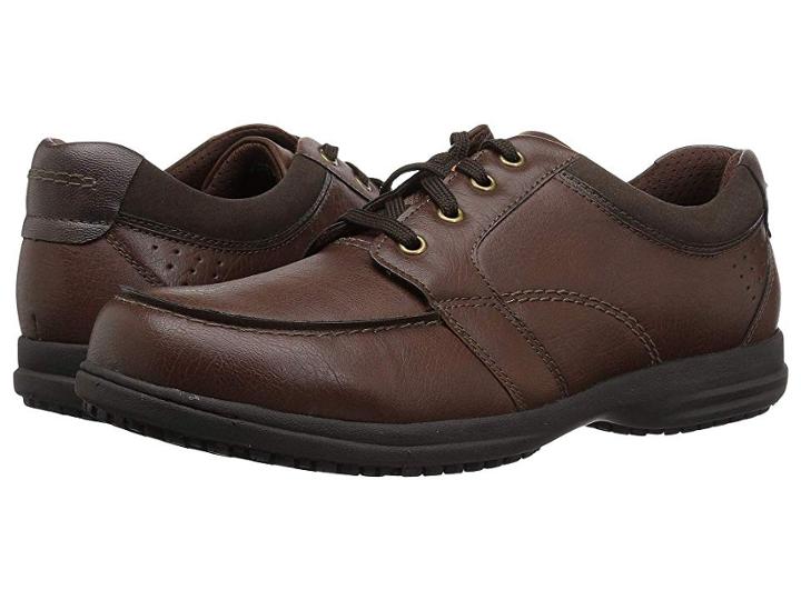 Nunn Bush Stefan Moc Toe Oxford (brown) Men's Lace Up Moc Toe Shoes