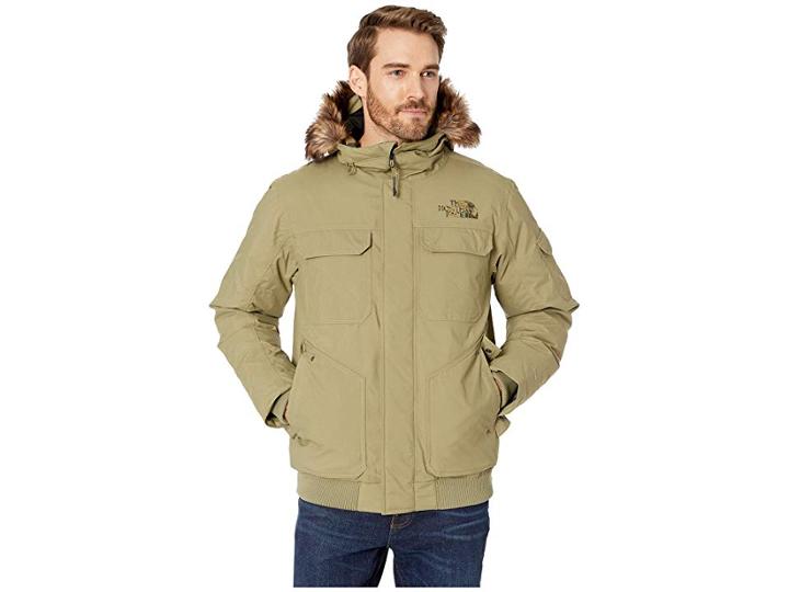 The North Face Gotham Jacket Iii (tumbleweed Green/new Taupe Green Macrofleck Print) Men's Coat