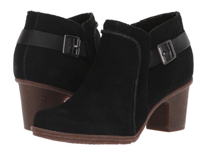 Clarks Sashlin Ester (black Suede) Women's Shoes