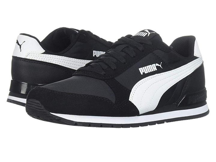 Puma Kids St Runner V2 Nl (big Kid) (puma Black/puma White) Boys Shoes