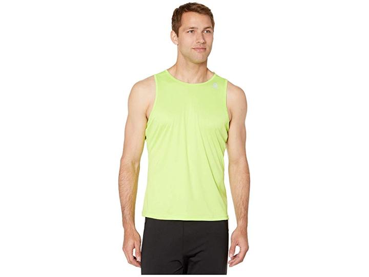 Reebok Speedwick Singlet (neon Lime) Men's Clothing