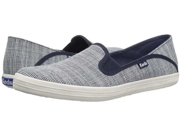 Keds Crashback Slub Stripe (navy) Women's Lace Up Casual Shoes