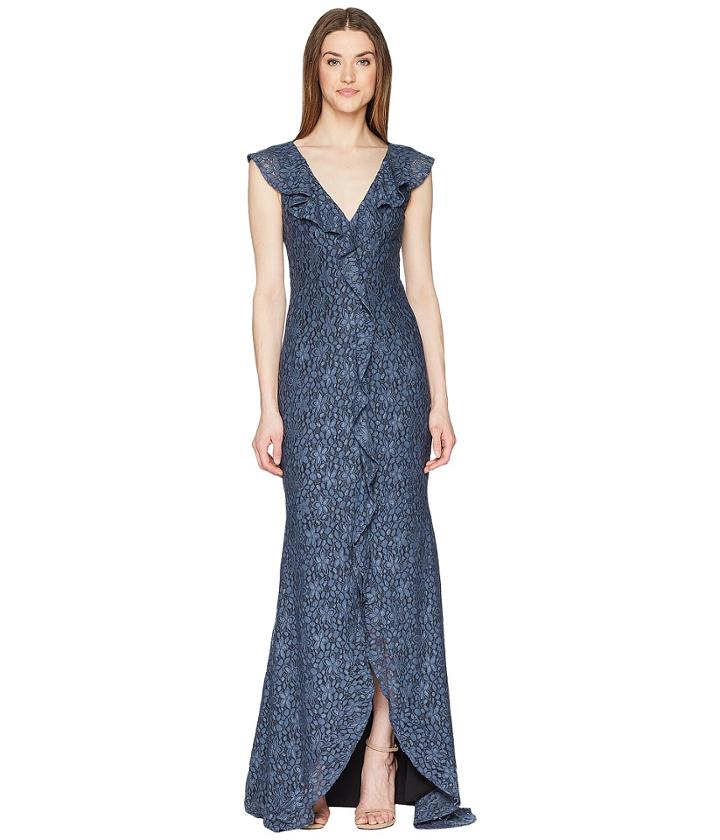 Zac Zac Posen Kyra Gown (flint) Women's Dress