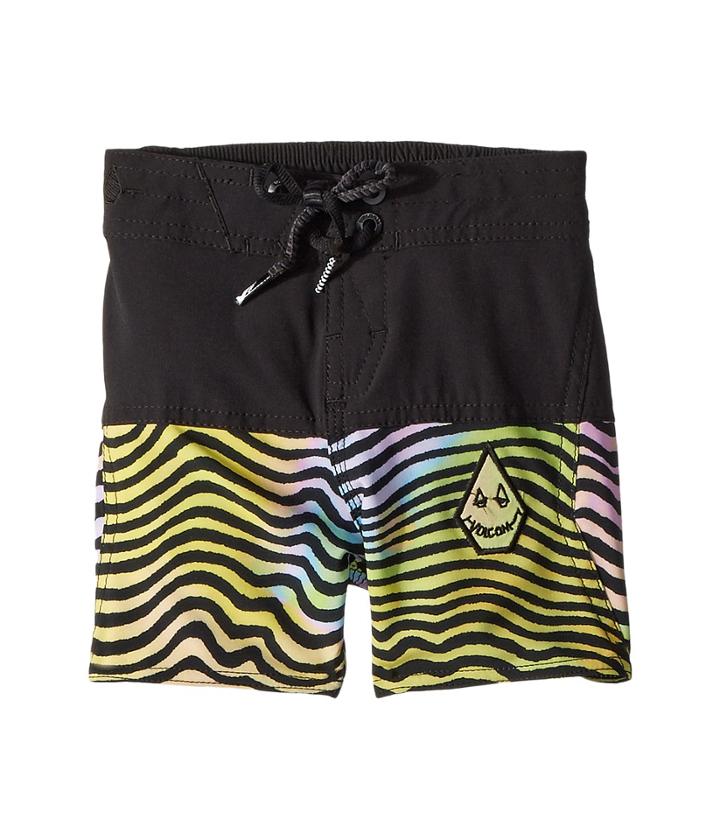 Volcom Kids Vibes Elastic Boardshorts (toddler/little Kids) (multi) Boy's Swimwear