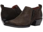 Frye Sacha Moto Shootie (fatigue Soft Oiled Suede) Women's Pull-on Boots