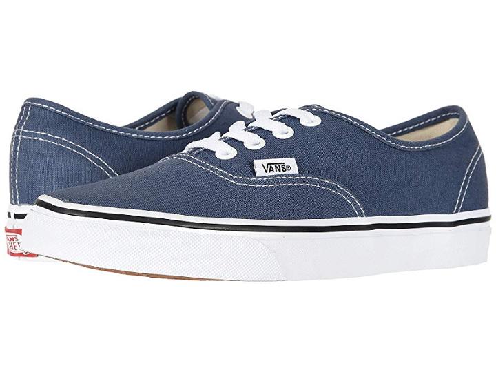 Vans Authentictm (vintage Indigo/true White) Skate Shoes
