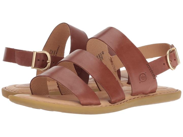 Born Froya (light Brown Full Grain Leather) Women's Sandals
