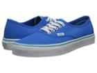 Vans Authentic ((pop) Neon Blue) Skate Shoes