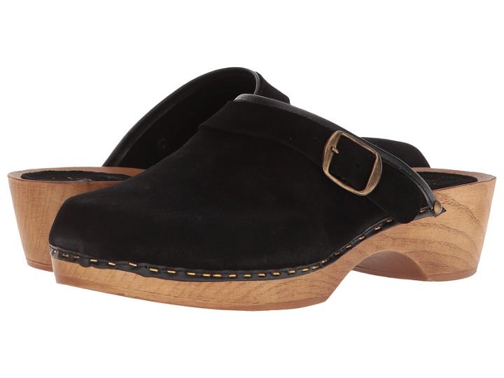 Musse&cloud Nella Suede (black) Women's Clog/mule Shoes