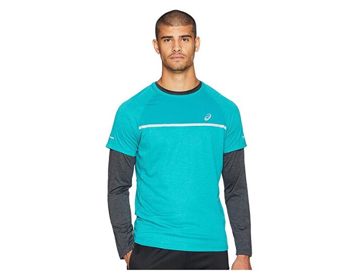 Asics Short Sleeve Top (jungle) Men's Short Sleeve Pullover