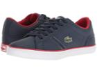 Lacoste Kids Lerond (little Kid/big Kid) (navy/red) Kid's Shoes