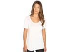 The Kooples T-shirt Basique Manche Courtes Jersey (white) Women's T Shirt