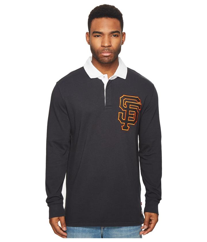 Levi's(r) Mens Sf Giants Lsc Rugby Solid Shirt (white) Men's Clothing