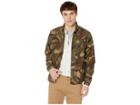 J.crew Wallace Barnes Zip Front Twill Shirt-jacket (olive Brown Camo) Men's Clothing