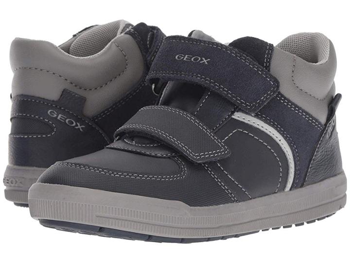 Geox Kids Arzach Boy 10 (little Kid/big Kid) (navy/grey) Boy's Shoes