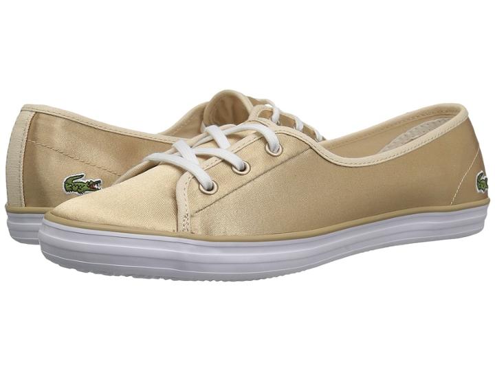 Lacoste Ziane Chunky 118 2 (gold/white) Women's Shoes