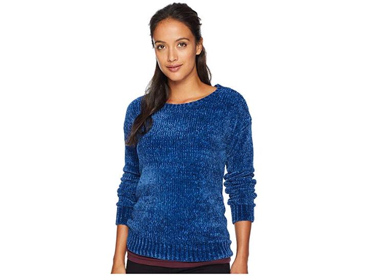 Tribal Long Sleeve Crew Neck Sweater (marine) Women's Sweater