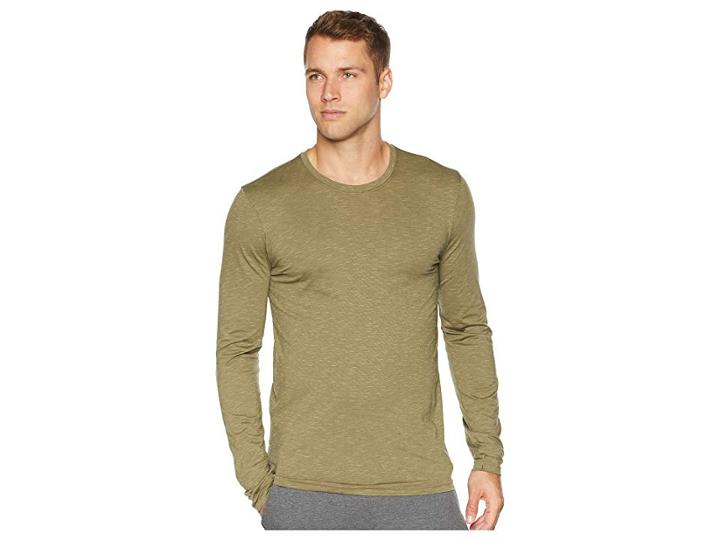 Toad&co Tempo Long Sleeve Tee (rustic Olive) Men's T Shirt