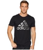 Adidas Badge Of Sport Squad Tee (black/white) Men's Clothing
