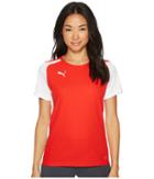 Puma Womens Speed Jersey (puma Red/white) Women's Clothing