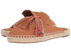 Nine West Val Espadrille Mule (dark Natural Leather) Women's Shoes