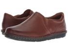 Clarks Janice Barrie (dark Tan Leather) Women's  Shoes