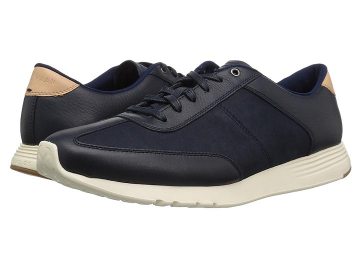 Cole Haan Grand Crosscourt Runner (marine Blue Leather/nubuck) Men's Shoes