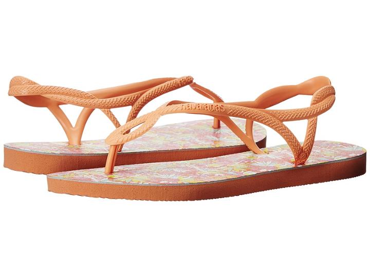 Havaianas Luna Liberty Sandal (peach) Women's Sandals