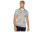 Scotch & Soda Classic Garment-dyed Polo W/ All Over Print (combo C) Men's T Shirt