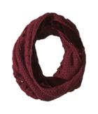 Collection Xiix Velvet To Knit Loop (wild Cranberry) Scarves