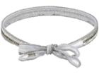 Chan Luu Bugle Bead Embroidered Choker Necklace (harbor Mist/silver) Necklace