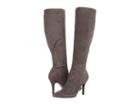 Nine West Fallon Tall Dress Boot (dark Grey/dark Grey Suede) Women's Boots
