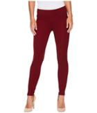 Liverpool Piper Hugger Pull-on Leggings In Silky Soft Ponte Knit With Lift And Shape Qualities In Wine (wine) Women's Jeans