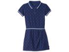 Tommy Hilfiger Kids Printed Polo Dress (big Kids) (flag Blue) Girl's Dress