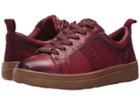 Earth Zag (bordeaux Full Grain Leather) Women's Lace Up Casual Shoes