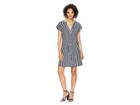 Dylan By True Grit Montauk Stripes Tunic Dress (indigo/white) Women's Dress