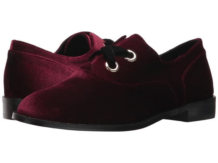 Shellys London Frankie Oxford (burgundy) Women's Shoes