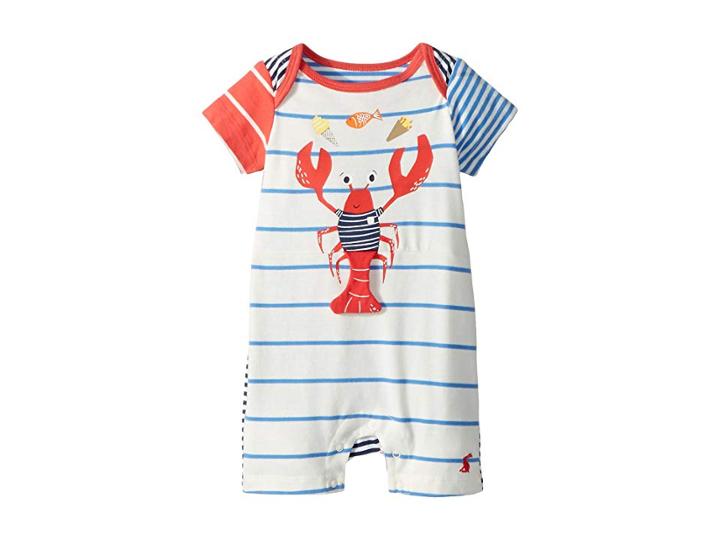 Joules Kids Applique Knit Romper (infant) (hotch Potch) Boy's Jumpsuit & Rompers One Piece