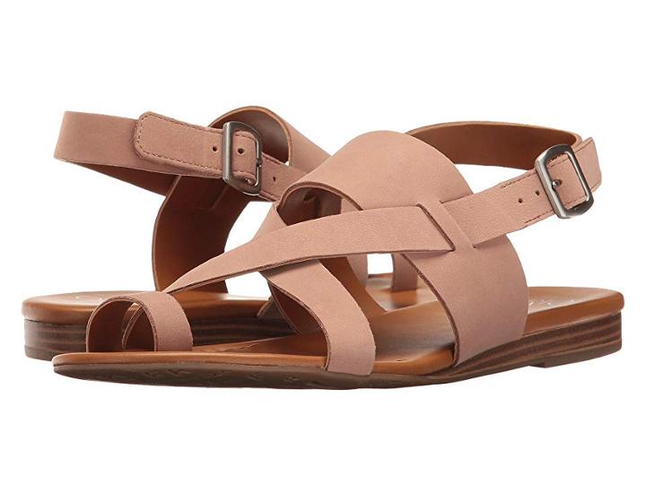 Franco Sarto Gia By Sarto (adobe Rose Elko Nubuck Leather) Women's Sandals