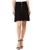 Xoxo Zip-up Skirt (black) Women's Skirt