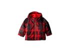 Columbia Kids Magic Mile Jacket (toddler) (red Spark Buffalo Plaid) Boy's Coat