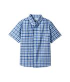 Columbia Kids Rapid Rivers Short Sleeve Shirt (little Kids/big Kids) (air Small Plaid) Boy's Short Sleeve Button Up