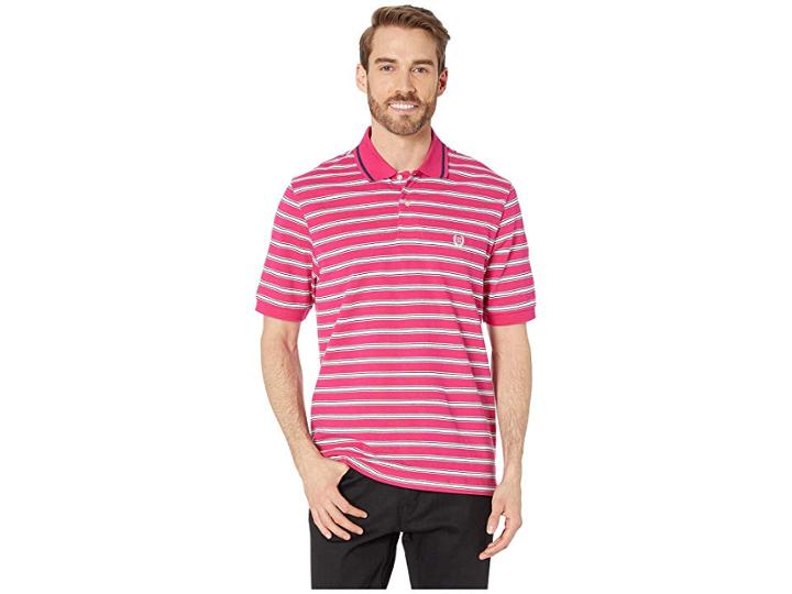 Chaps Polo-short Sleeve-knit (pink) Men's Clothing
