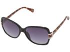 Diane Von Furstenberg Lily (black/smoke Gradient) Fashion Sunglasses