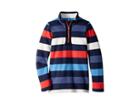 Joules Kids Dale Sweatshirt (toddler/little Kids/big Kids) (blue/red Stripe) Boy's Sweatshirt